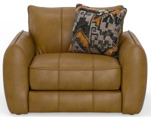 Jackson Furniture Corvara Caramel Leather Chair and a Half