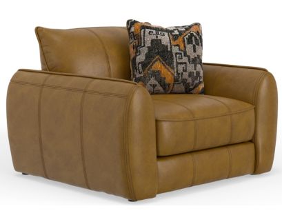 Jackson Furniture Corvara Caramel Leather Chair and a Half