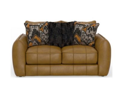 Jackson Furniture Corvara Caramel Leather Loveseat