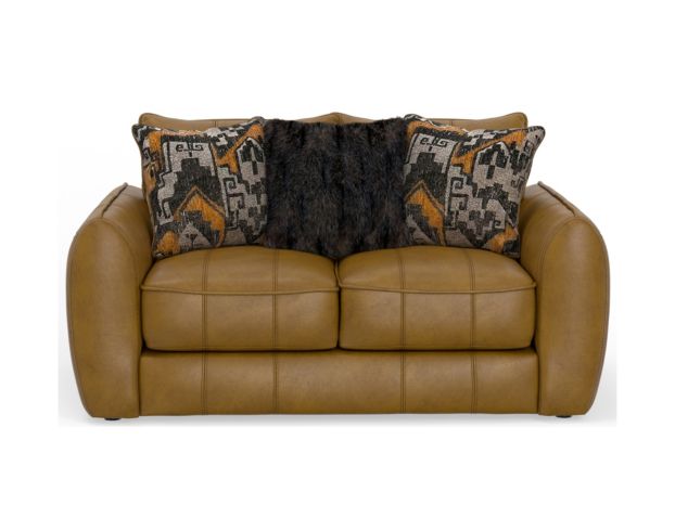 Jackson Furniture Corvara Caramel Leather Loveseat large image number 1