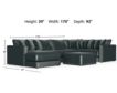 Jackson Remington Pine 5-Piece Sectional with Left Chaise small image number 4