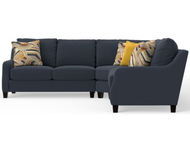 Jackson Foley Blue 3-Piece Sectional large image number 4