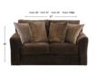 Jackson Midwood Chocolate Loveseat small image number 3