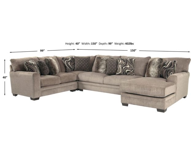 Jackson Kingston 3-Piece Sectional large image number 5