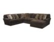 Jackson Mammoth Chocolate 3-Piece Right Chaise Sectional small image number 1