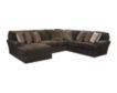 Jackson Mammoth Chocolate 3-Piece Left Chaise Sectional small image number 1