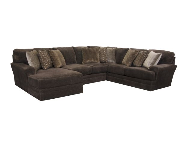 Jackson Mammoth Chocolate 3-Piece Left Chaise Sectional large image number 1