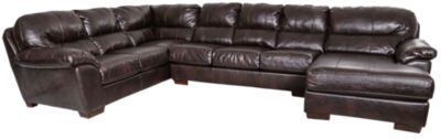 Jackson Lawson Iva 3 Piece Bonded, Leather 3 Piece Sectional