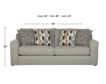 Jackson Hooten Nickel Queen Sleeper Sofa small image number 7