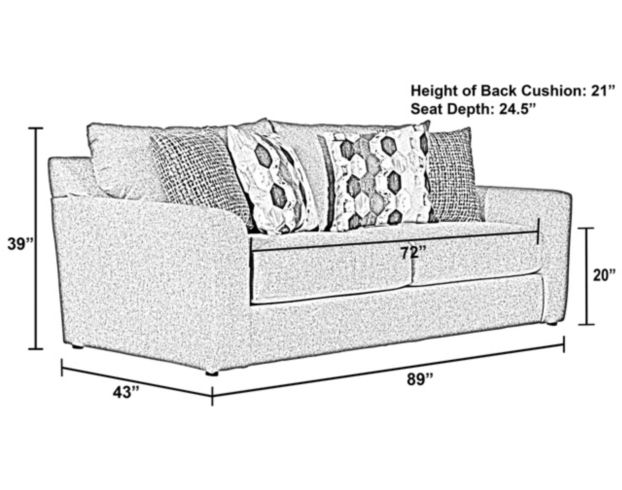 Jackson Hooten Delft Sofa large image number 6