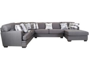 Jackson Crawford Metal 3-Piece Sectional with Right Chaise