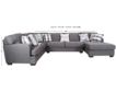 Jackson Crawford Metal 3-Piece Sectional with Right Chaise small image number 6