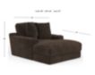 Jackson Comfrey Chocolate Chaise Lounge small image number 7