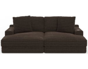 Jackson Comfrey Brown Double Chaise Sectional