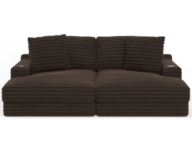 Jackson Comfrey Brown Double Chaise Sectional large image number 1