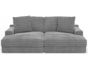 Jackson Comfrey Gray Double Chaise Sectional