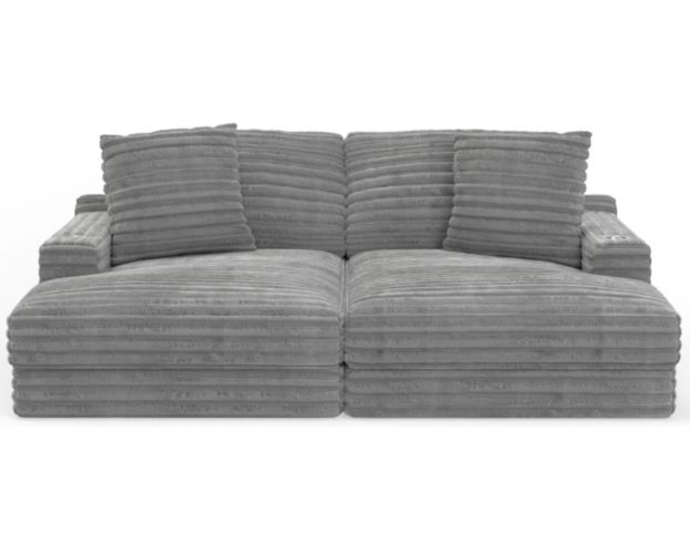 Jackson Comfrey Gray Double Chaise Sectional large image number 1