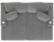 Jackson Comfrey Gray Double Chaise Sectional small image number 5