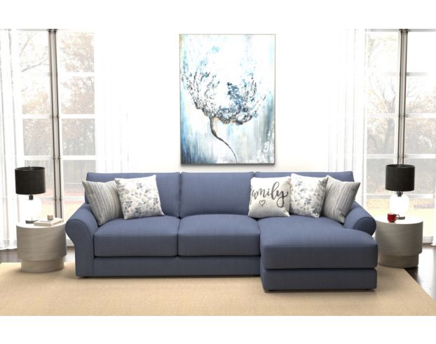 Jackson Cape May Denim Blue 2-Piece Sectional with Right Chaise large image number 6