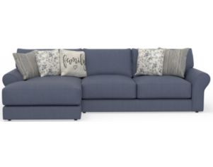 Jackson Cape May Denim Blue 2-Piece Sectional with Left Chaise