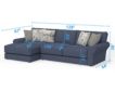 Jackson Cape May Denim Blue 2-Piece Sectional with Left Chaise small image number 8