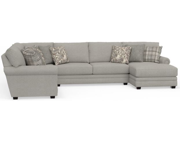 Jackson Livingston Linen 3-Piece Sectional with Right Chaise large image number 3