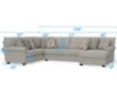 Jackson Livingston Linen 3-Piece Sectional with Right Chaise small image number 7