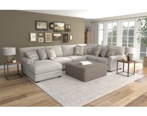 Jackson Livingston Linen 3-Piece Sectional with Left Chaise