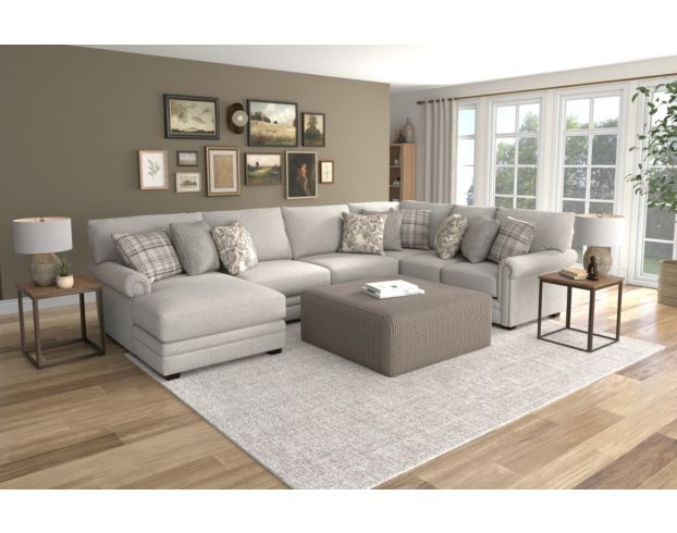 Jackson Livingston Linen 3-Piece Sectional with Left Chaise large image number 1