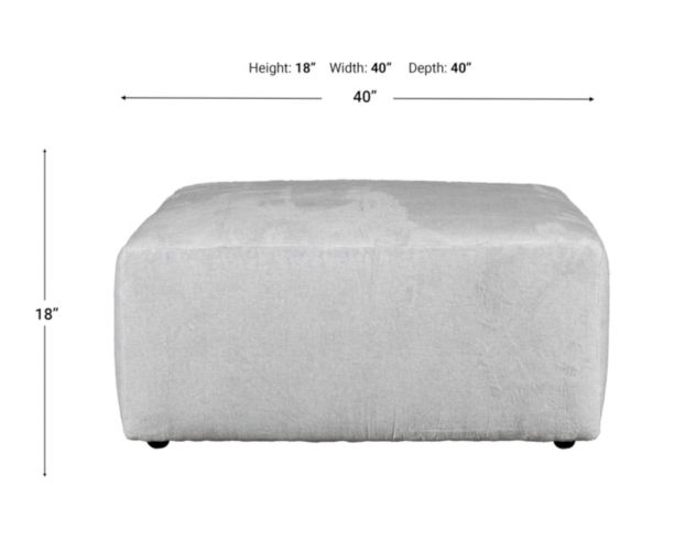 Jackson Furniture Titan Gray Cocktail Ottoman large image number 3