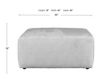 Jackson Furniture Titan Gray Cocktail Ottoman small image number 3