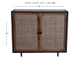 Jaipur Adrian Small Accent Cabinet small image number 8