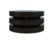 Jofran Brix Espresso Floating Sculpture Round Coffee Table small image number 1