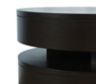 Jofran Brix Espresso Floating Sculpture Round End Table small image number 3