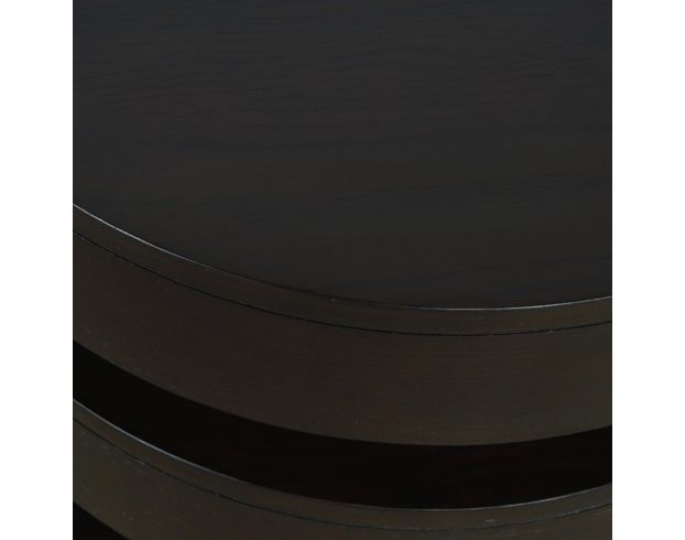 Jofran Brix Espresso Floating Sculpture Round End Table large image number 4