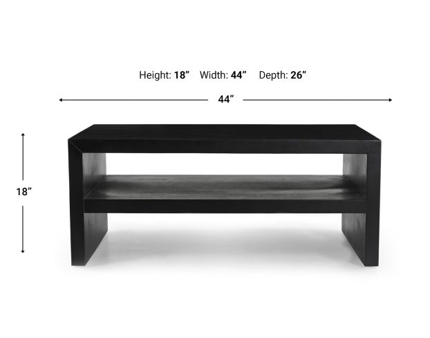 Jofran Dev Solid Wood Rectangular Coffee Table large image number 7