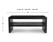 Jofran Dev Solid Wood Rectangular Coffee Table small image number 7