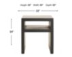 Jofran Dev Solid Wood Square End Table small image number 3