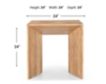 Jofran LUX END TABLE small image number 5