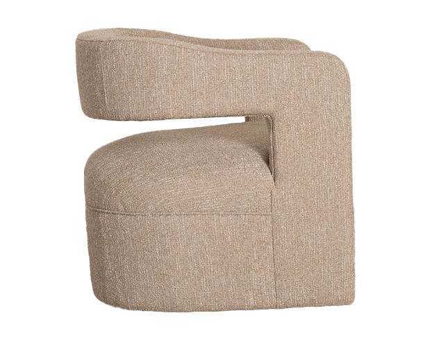 Jofran Lexy Natural Swivel Chair large image number 3