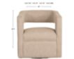 Jofran Lexy Natural Swivel Chair small image number 6