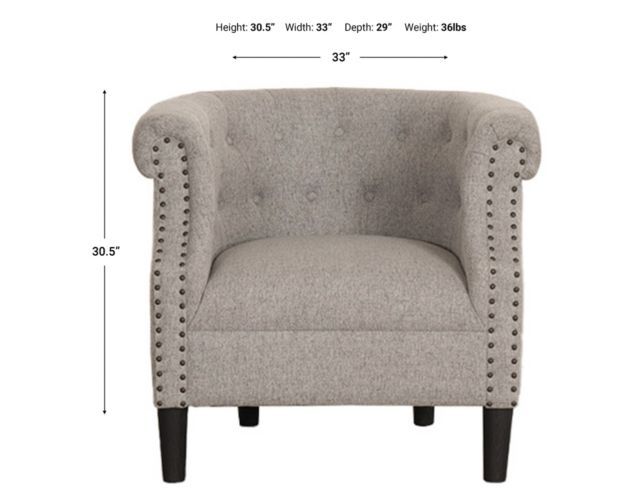 Jofran Lily Ash Accent Chair large image number 6