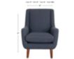 Jofran Theo Navy Accent Chair small image number 6