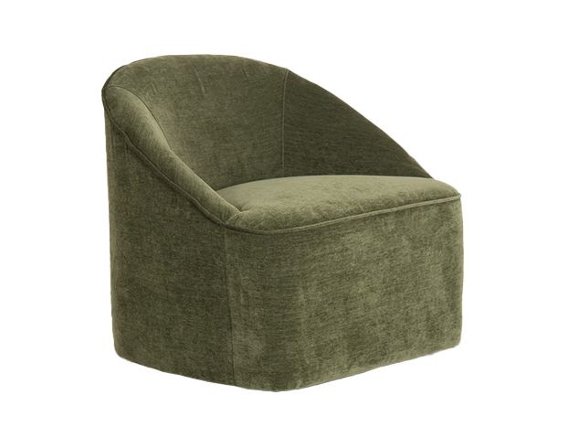 Jofran Lulu Forest Green Swivel Chair large image number 2