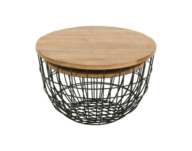 Jofran Rondo Black Nesting Coffee Tables large image number 1