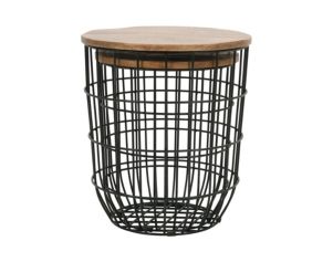 Jofran Rondo Black Nesting End Tables