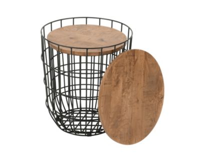 Jofran Rondo Black Nesting End Tables