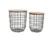 Jofran Rondo Black Nesting End Tables small image number 3