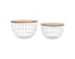 Jofran Rondo White Nesting Coffee Tables small image number 3