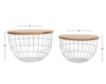 Jofran Rondo White Nesting Coffee Tables small image number 8